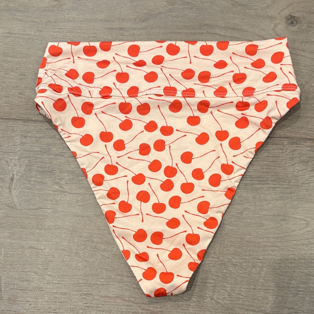 Beach Riot Cherry Pattern Bikini - image 3